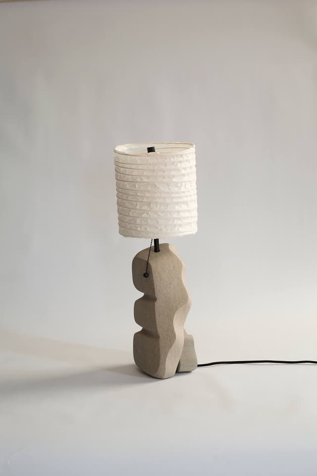 Limestone Lamp (2)